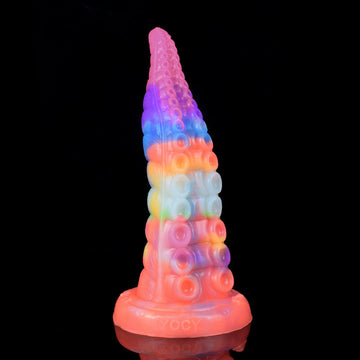 Gode Langue Lumineux Fantasy Tentacule Arc-en-Ciel