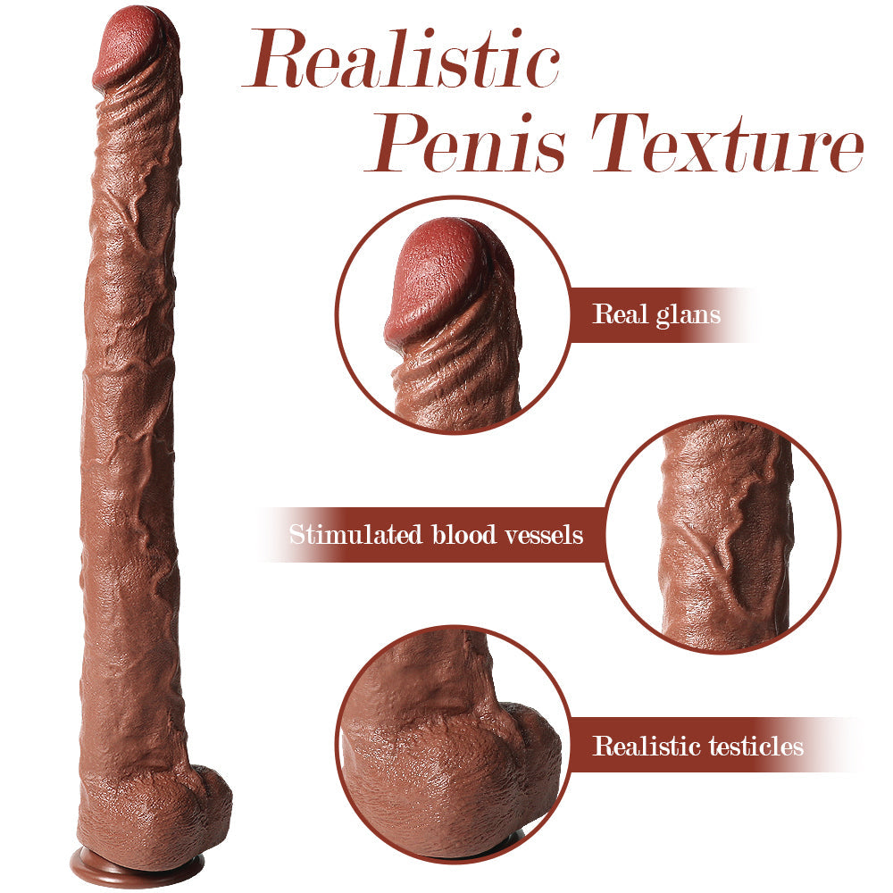56 CM Extra Long Réaliste Gode XXL