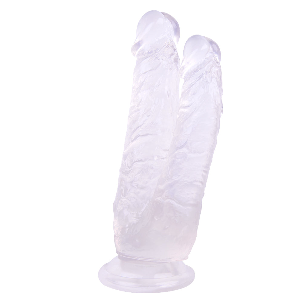 Gode Double Pénétration Jelly Transparent