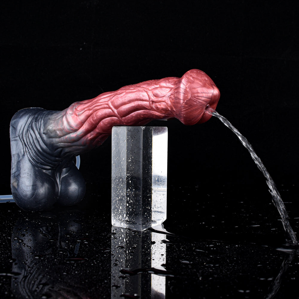 26,5 CM Fantasy Texturé Gode Cheval Éjaculateur