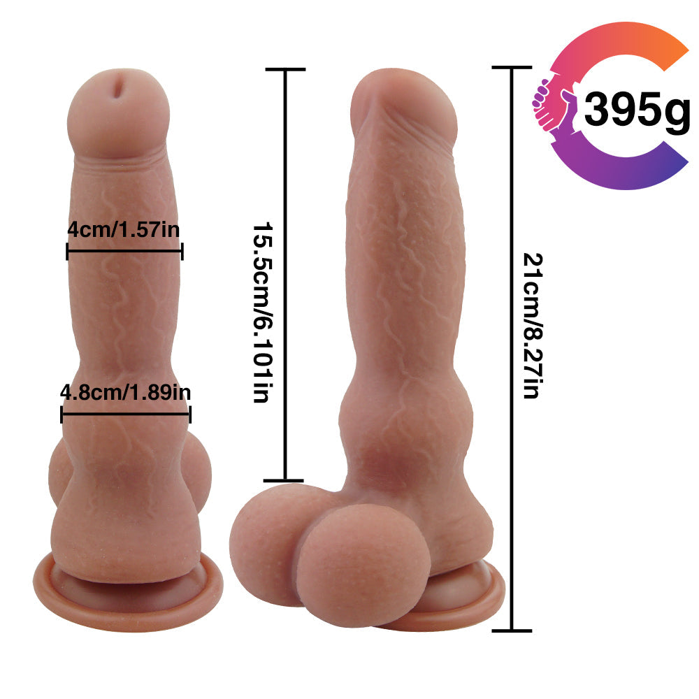 21 CM Chien Silicone Lesbien Gode Ceinture