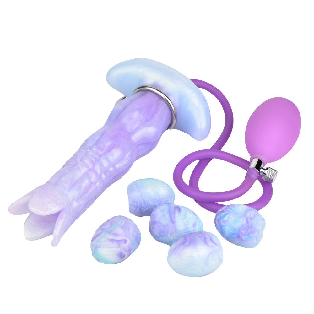 Gode Ovipositor Violet Fleur Fantasy Alien 20,6 cm