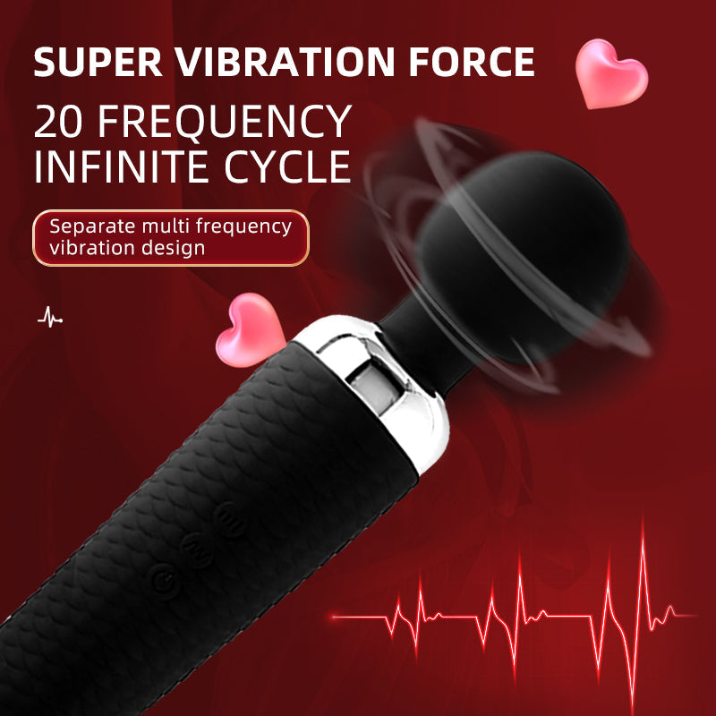 Silicone Souple Rotation Vibromasseurs Wand
