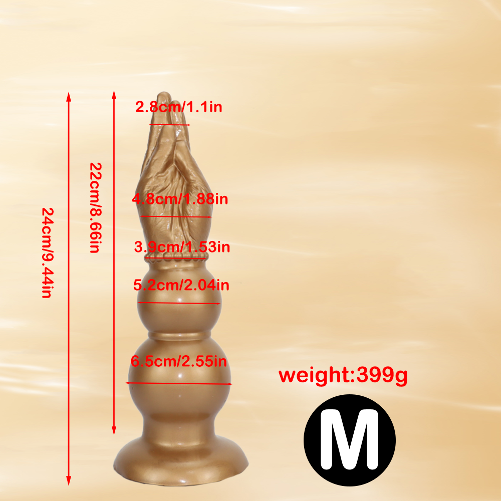 Gode 30 cm Fist Main à Double Nœud