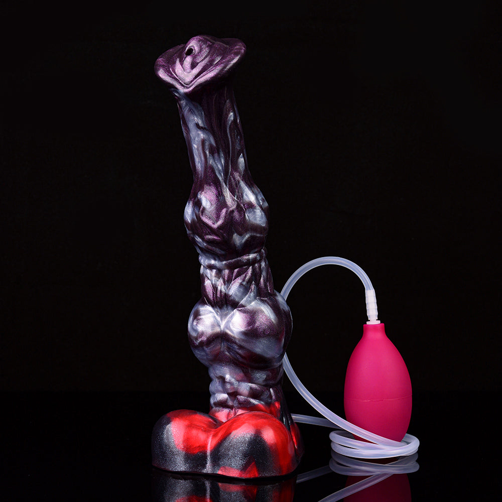 26 Cm Gode Cheval Fantasy Éjaculateur Épais