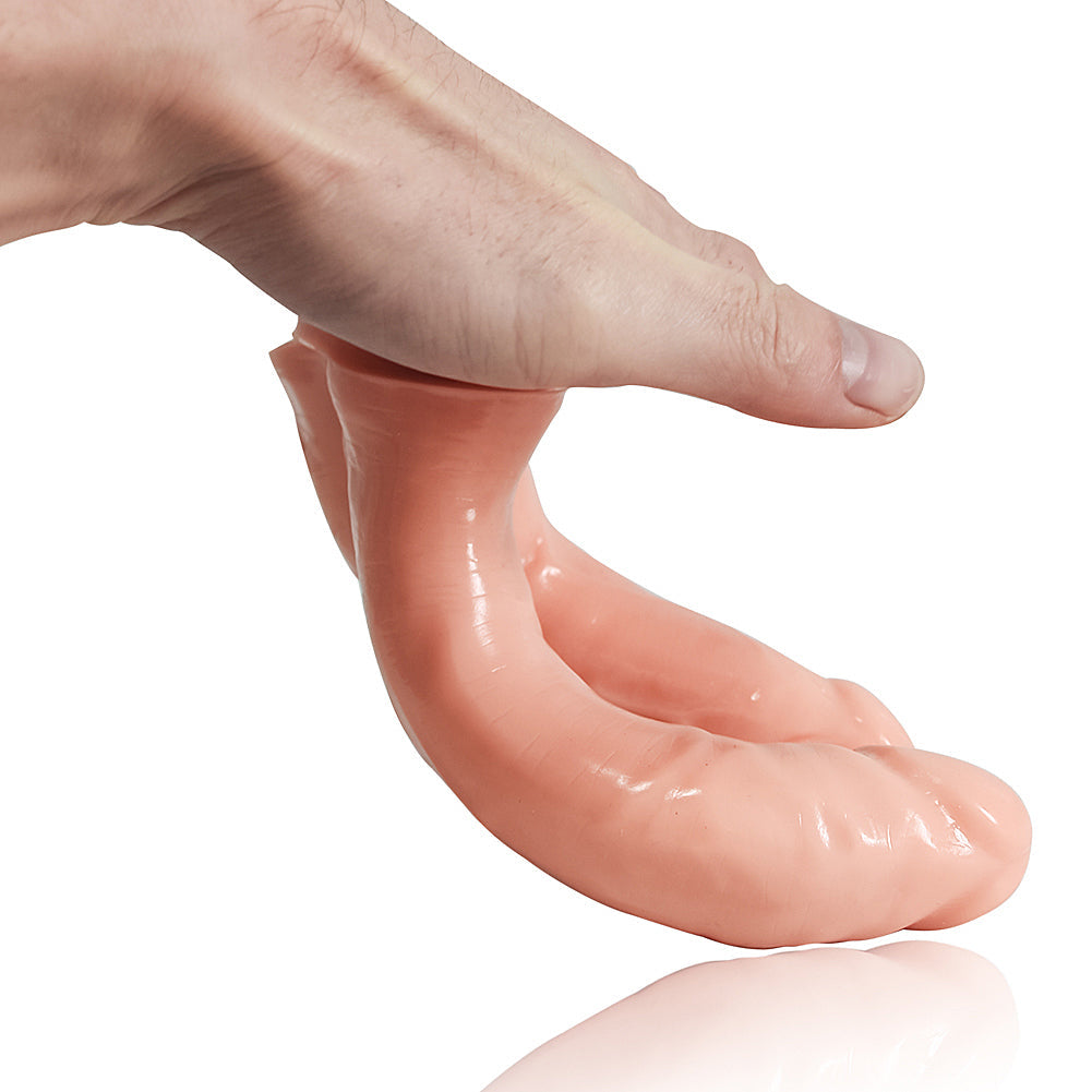 Double Gode Ventouse Petit Souple Réaliste