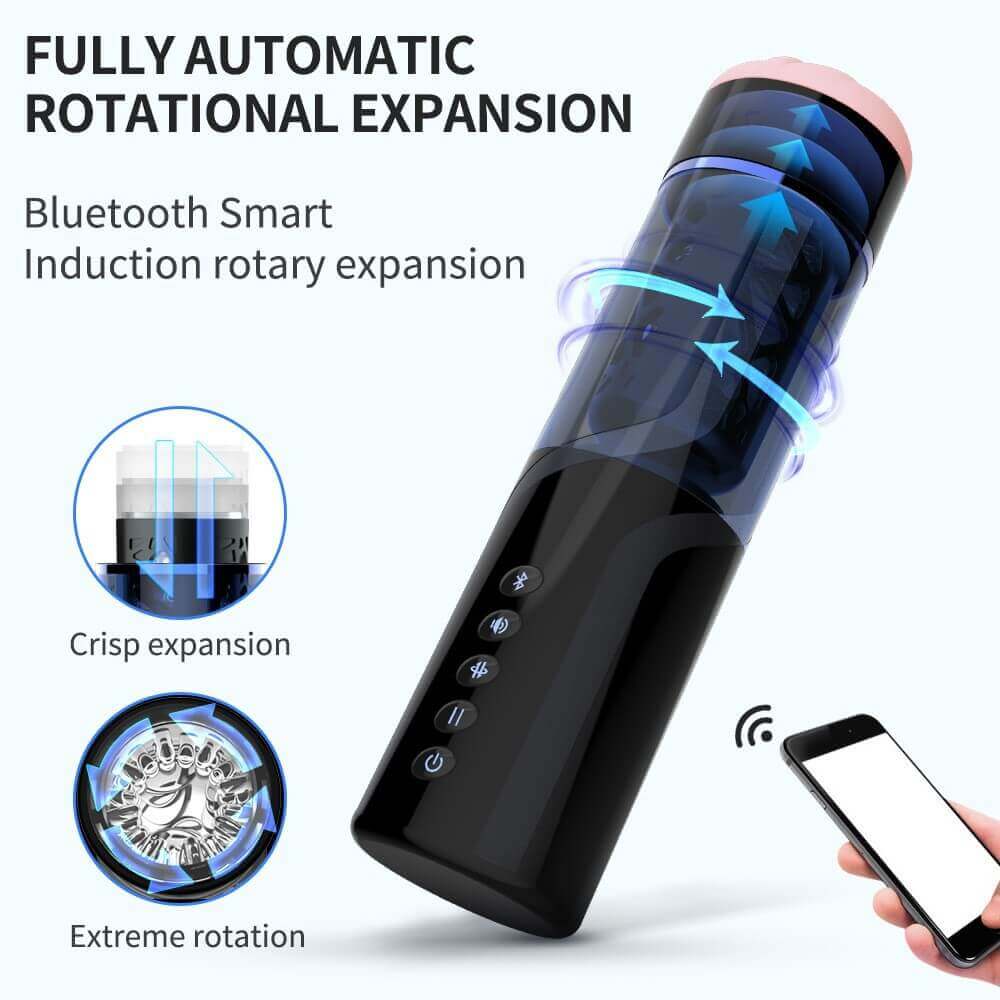 Masturbateur Automatique Bluetooth Réglable Effet Fellation Pour Homme