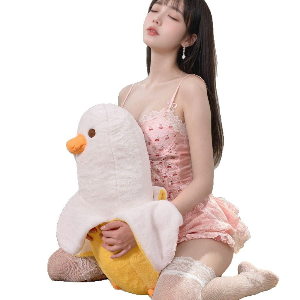 Peluche Canard Banane Discrète Avec Machine à Gode Va-et-vient