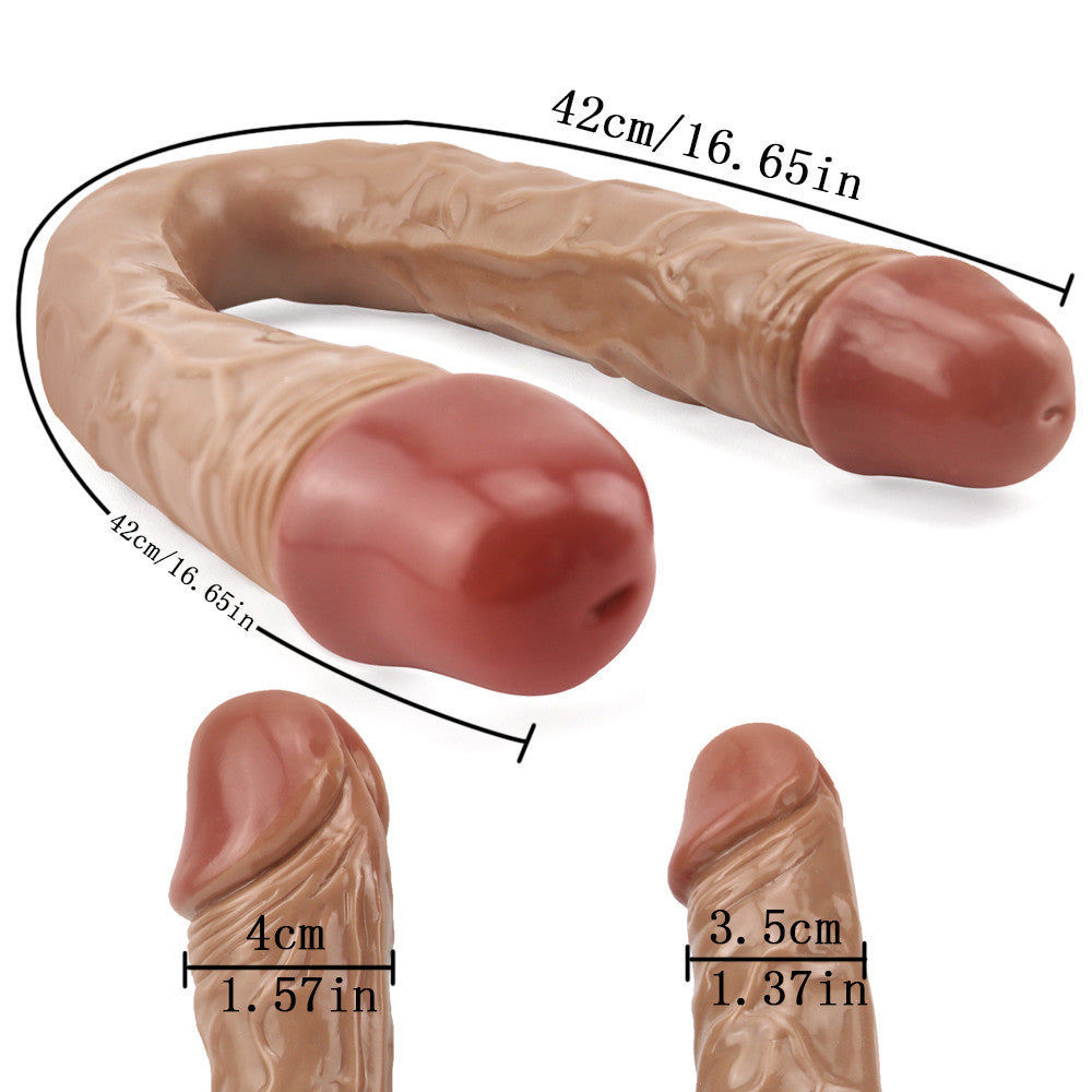 42 CM Ultra Réaliste Chair Double Gode