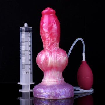 22 Cm Gros Knot Fantasy Gode Éjaculateur Chien