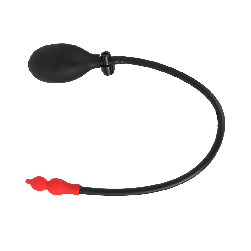 Plug Anal Gonflable Rouge en Forme de Gourde