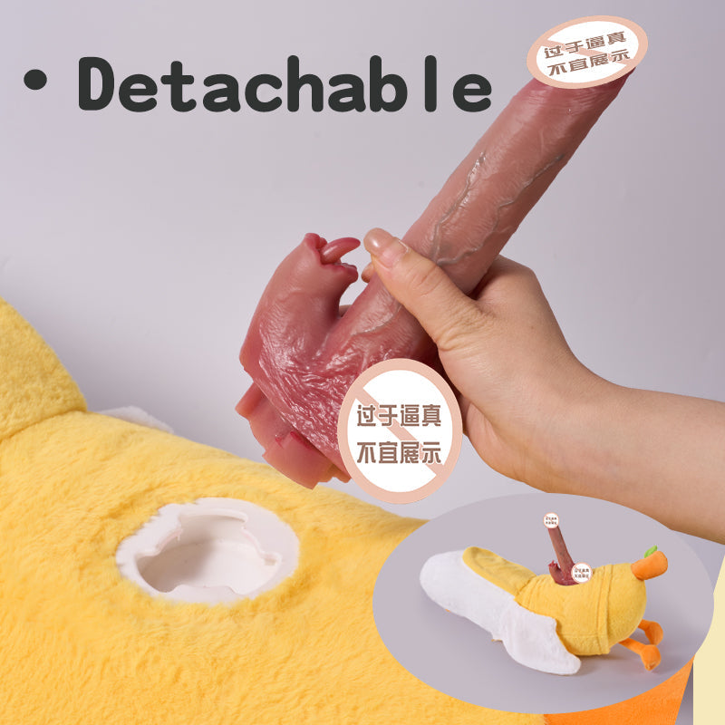 Peluche Canard Banane Discrète Avec Machine à Gode Va-et-vient