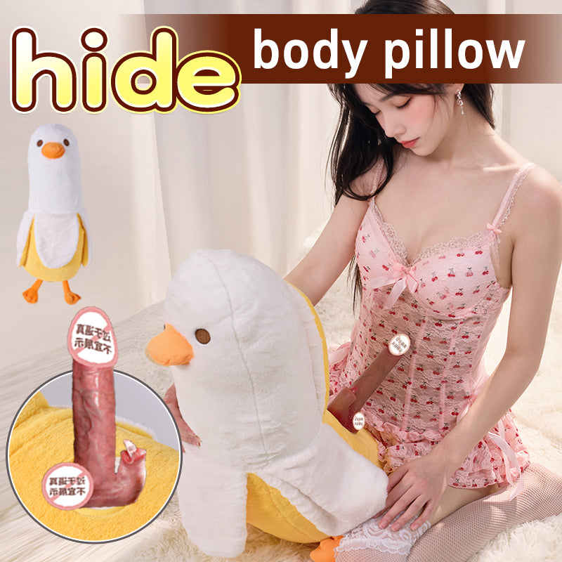 Peluche Canard Banane Discrète Avec Machine à Gode Va-et-vient