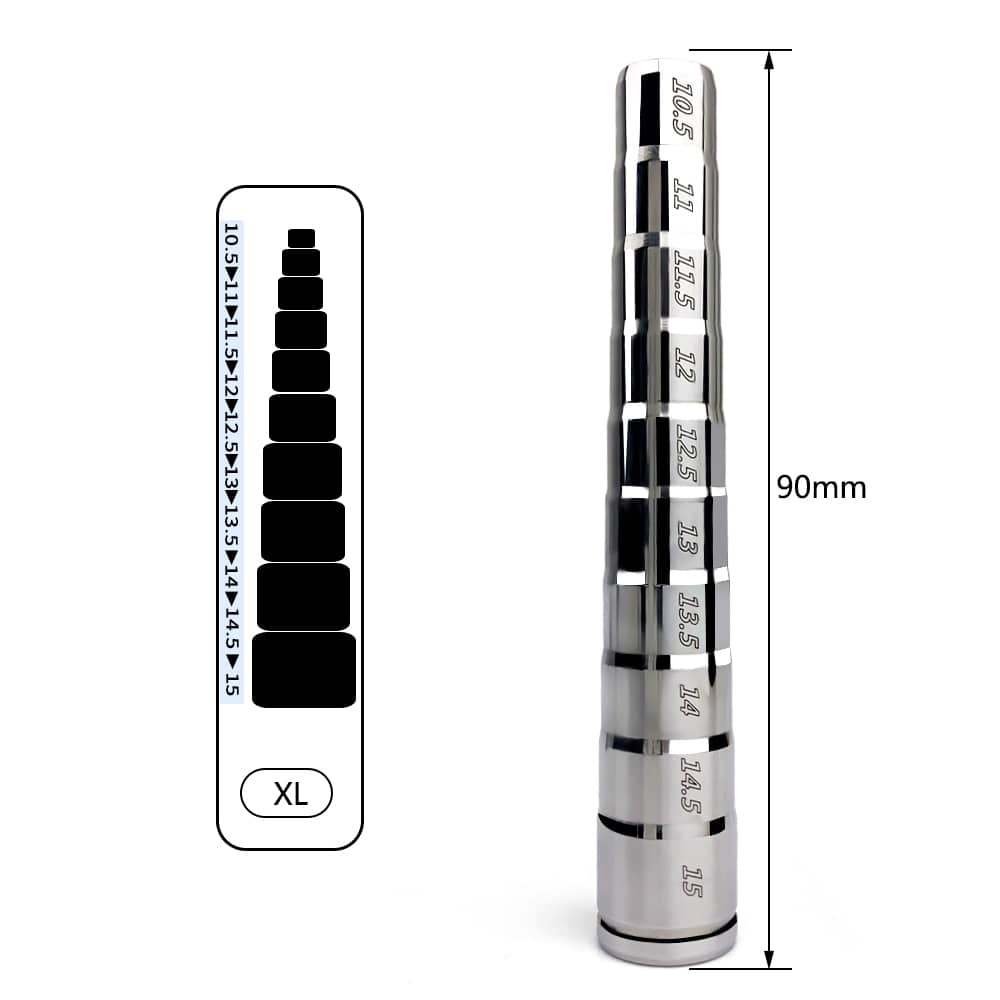 Set de Plugs Urétraux Gradués en Acier Inoxydable