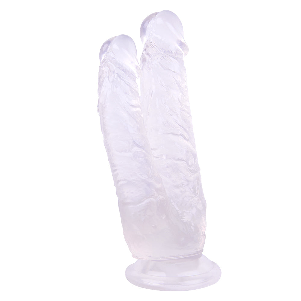 Gode Double Pénétration Jelly Transparent