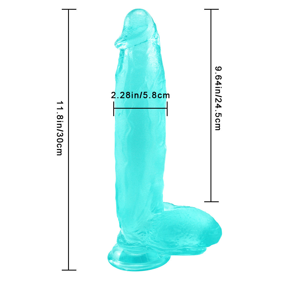 Gros Gode Jelly Vert épais 28 cm
