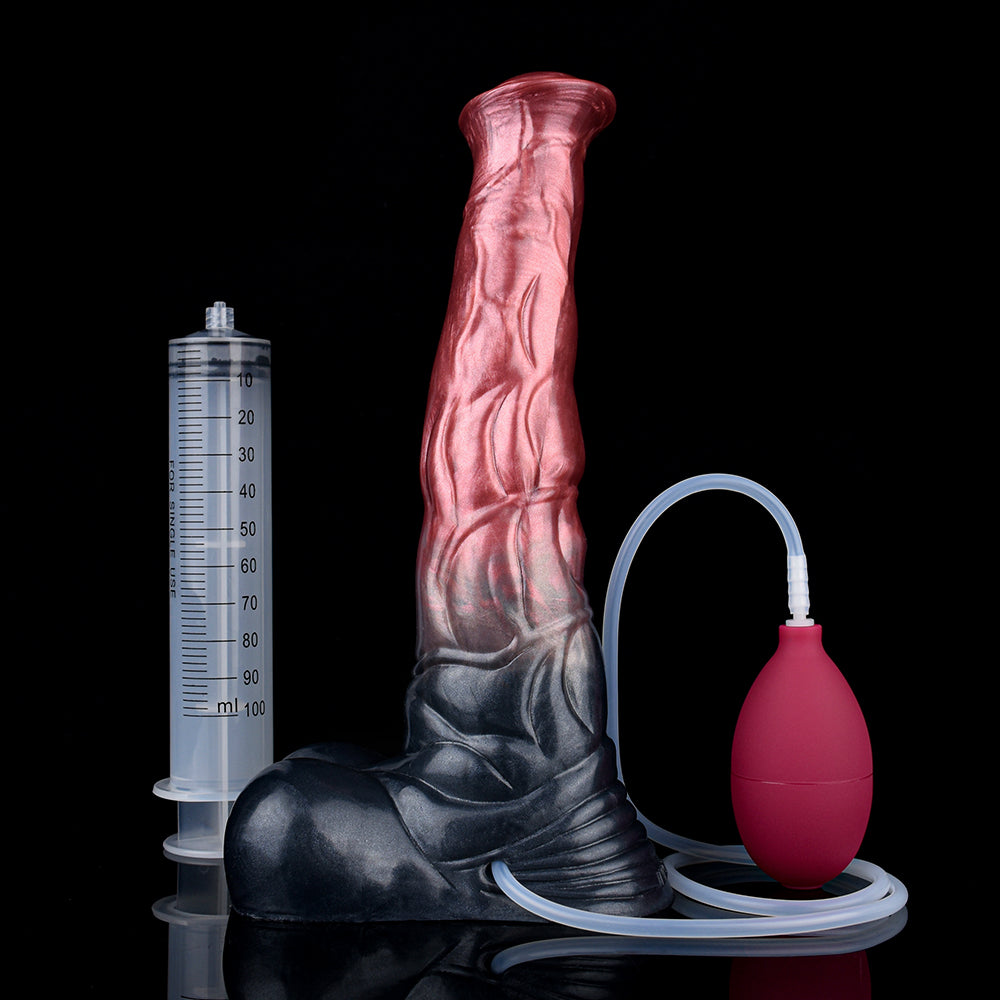 25,4 Cm Silicone Liquide Fantasy Gode Éjaculateur