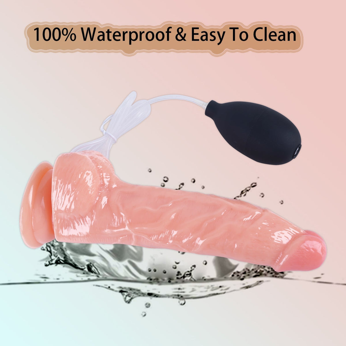 Gode Éjaculateur Ultra Réaliste Souple  23 cm