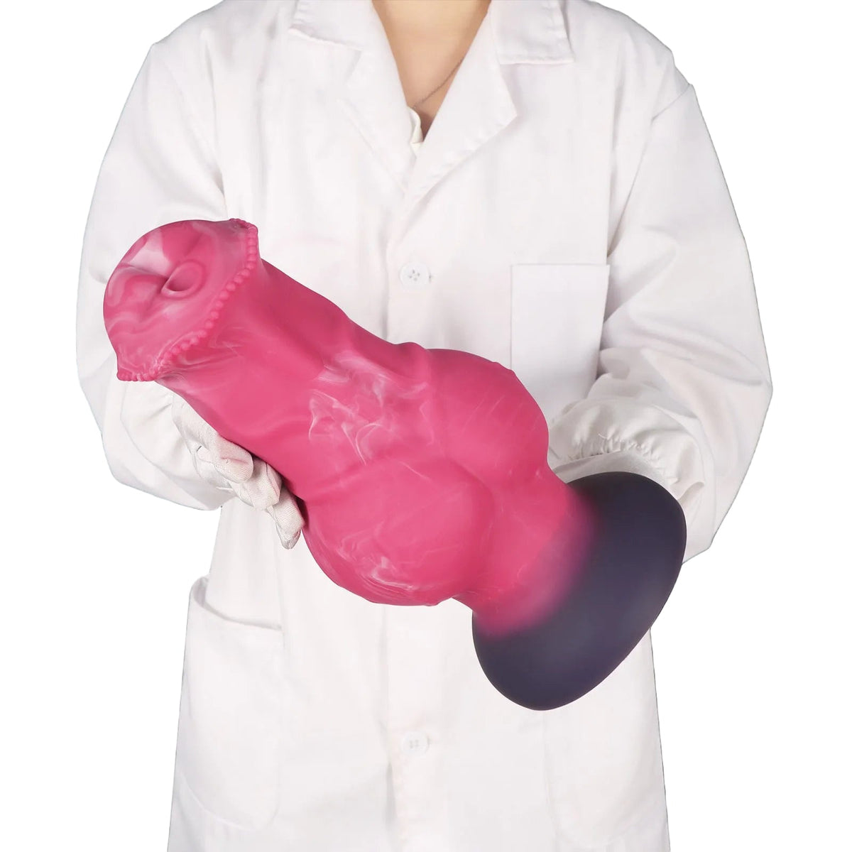 Gode de Cheval XXL Rose Fantaisie à Gros Nœud