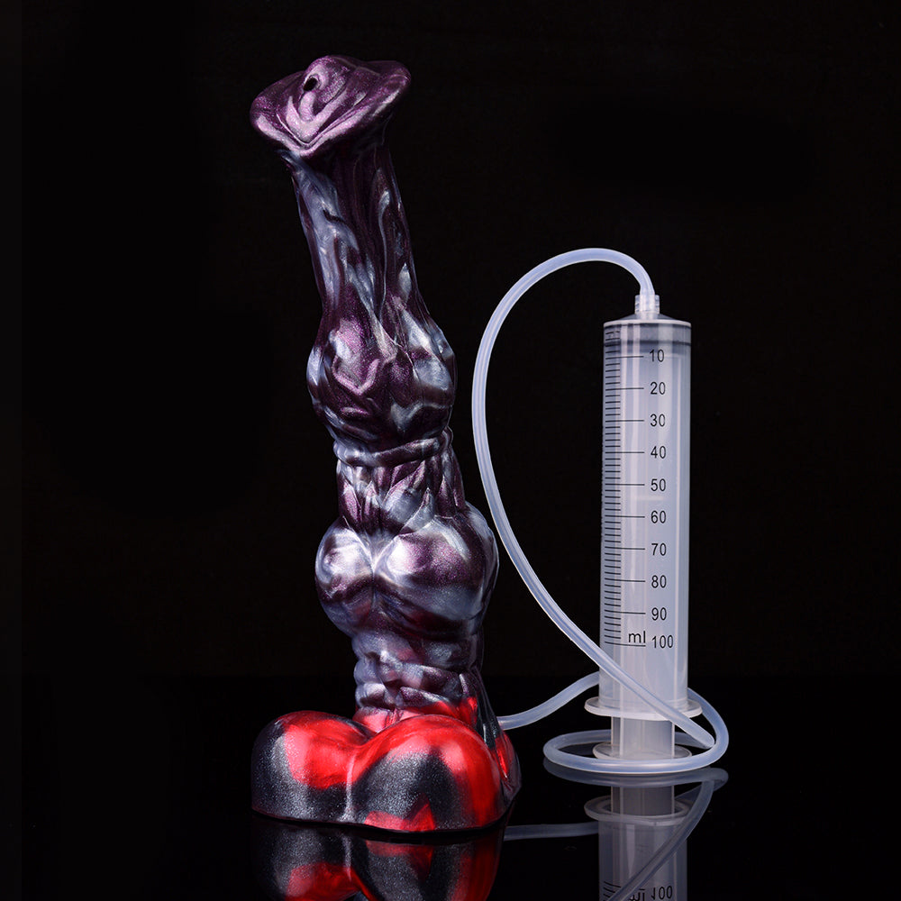 26 Cm Gode Cheval Fantasy Éjaculateur Épais