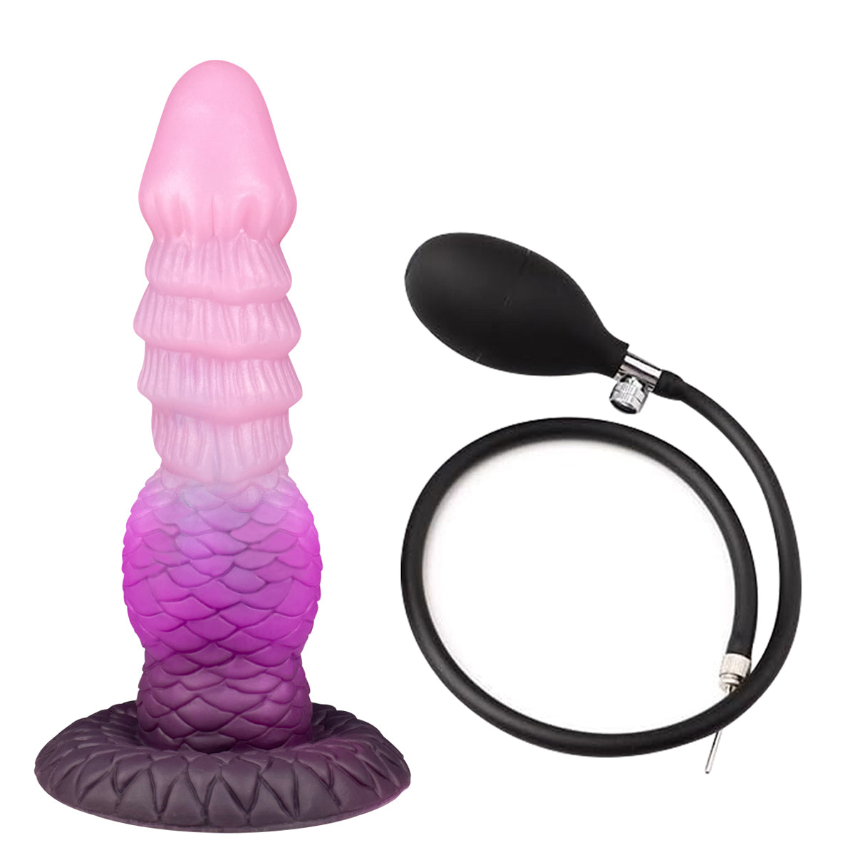 Plug Anal Géant Gonflable Sirène Rose Fantasy
