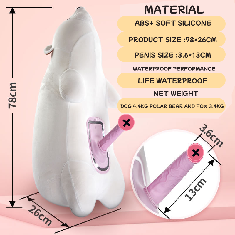 Coussin Sexuel Infinity Pillow Bear – Peluche Ours Discrète Avec Machine à Dildo