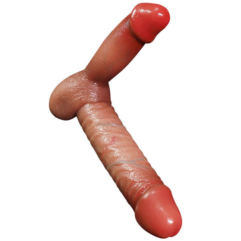 Double Ultra Réaliste Silicone Double Gode Ceinture Sans Harnais