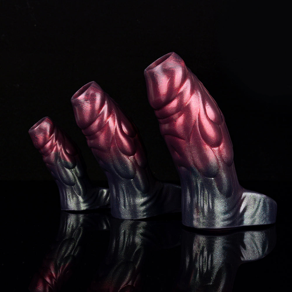 14 Cm Gaine Pénienne En Silicone Texture Écailles Monstre