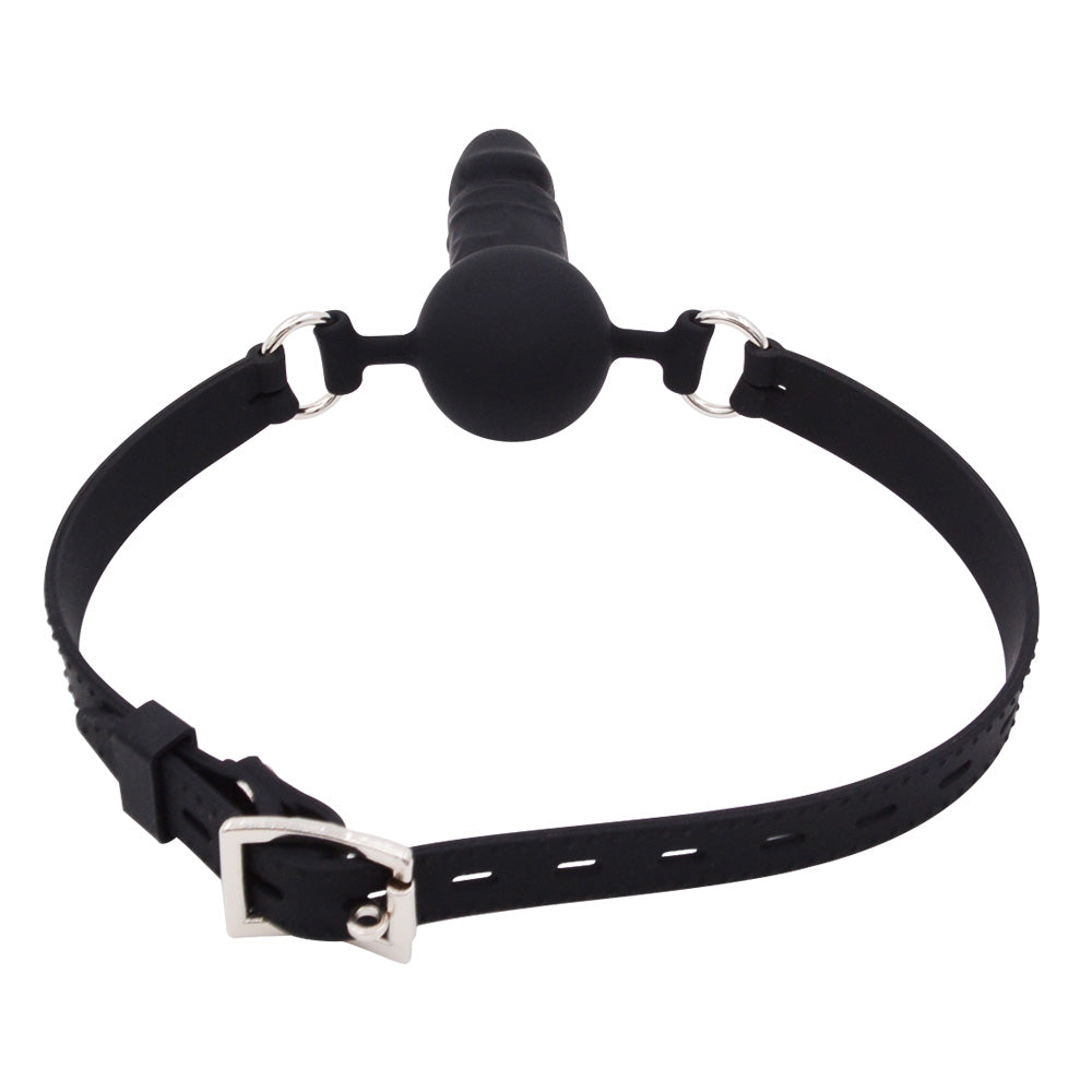 Bâillon Gode Femdom BDSM Ajustable