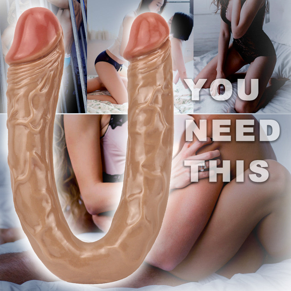 42 CM Ultra Réaliste Chair Double Gode
