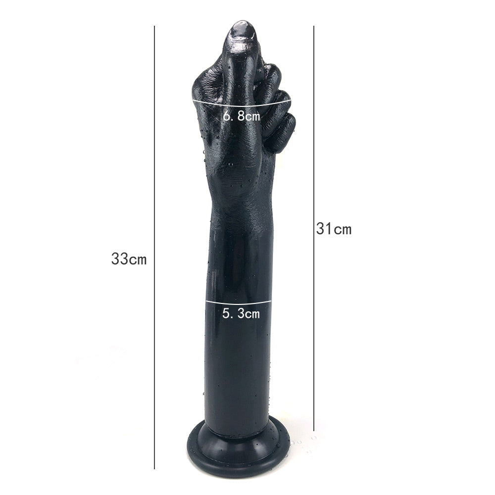 Gode Fist Souple Long 33 cm avec Ventouse