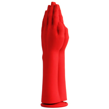 Gode Fist Double Main en Silicone 32 cm