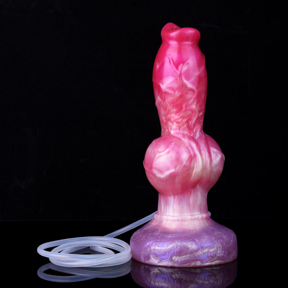 Gode Fantasy éjaculateur 20 cm Avec Nœud Prononcé