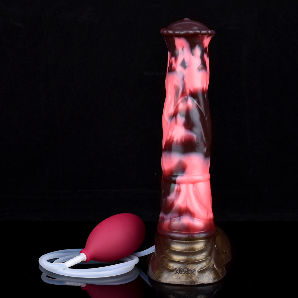 25,5 Cm Gode Cheval Fantasy Éjaculateur En Silicone