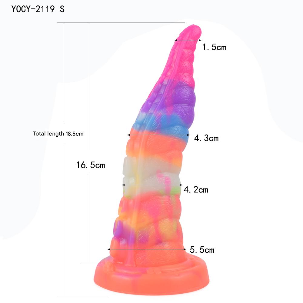 Gode Lumineux Poulpe Tentacule Fantaisie  23 cm