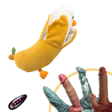 Peluche Canard Banane Discrète Avec Machine à Gode Va-et-vient