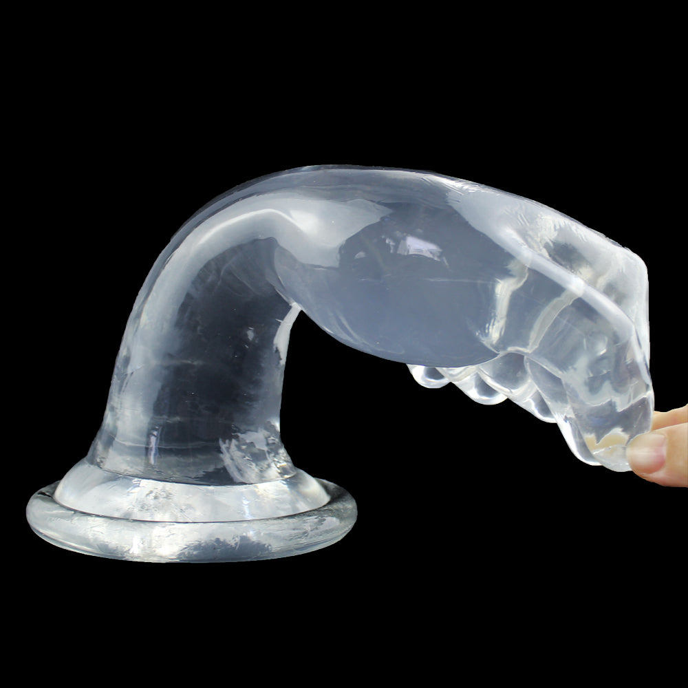 24 CM Transparent Souple Gode Main Fist