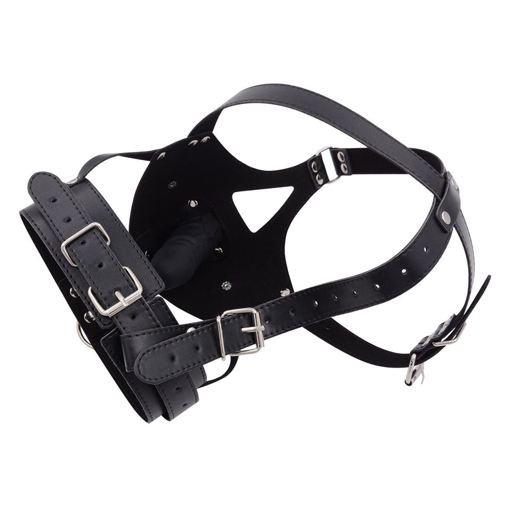 Masque Bâillon BDSM avec Gode Bondage