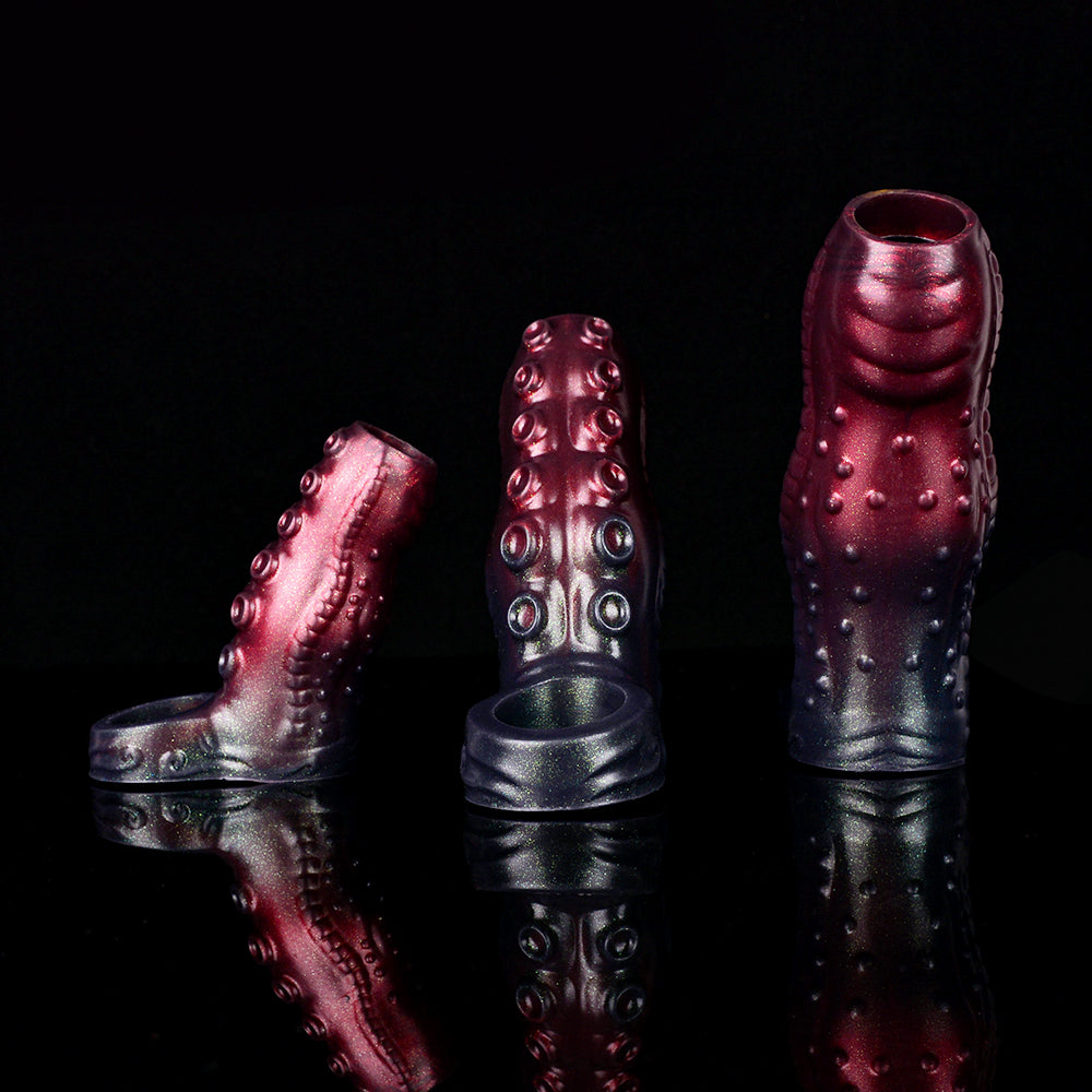 Monstre Silicone Extension Épaississante Gaine à Pénis Tentacule