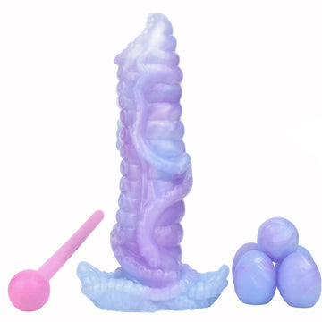 Gode Ovipositeur Tentacule Monstre Bleu 19,5 cm