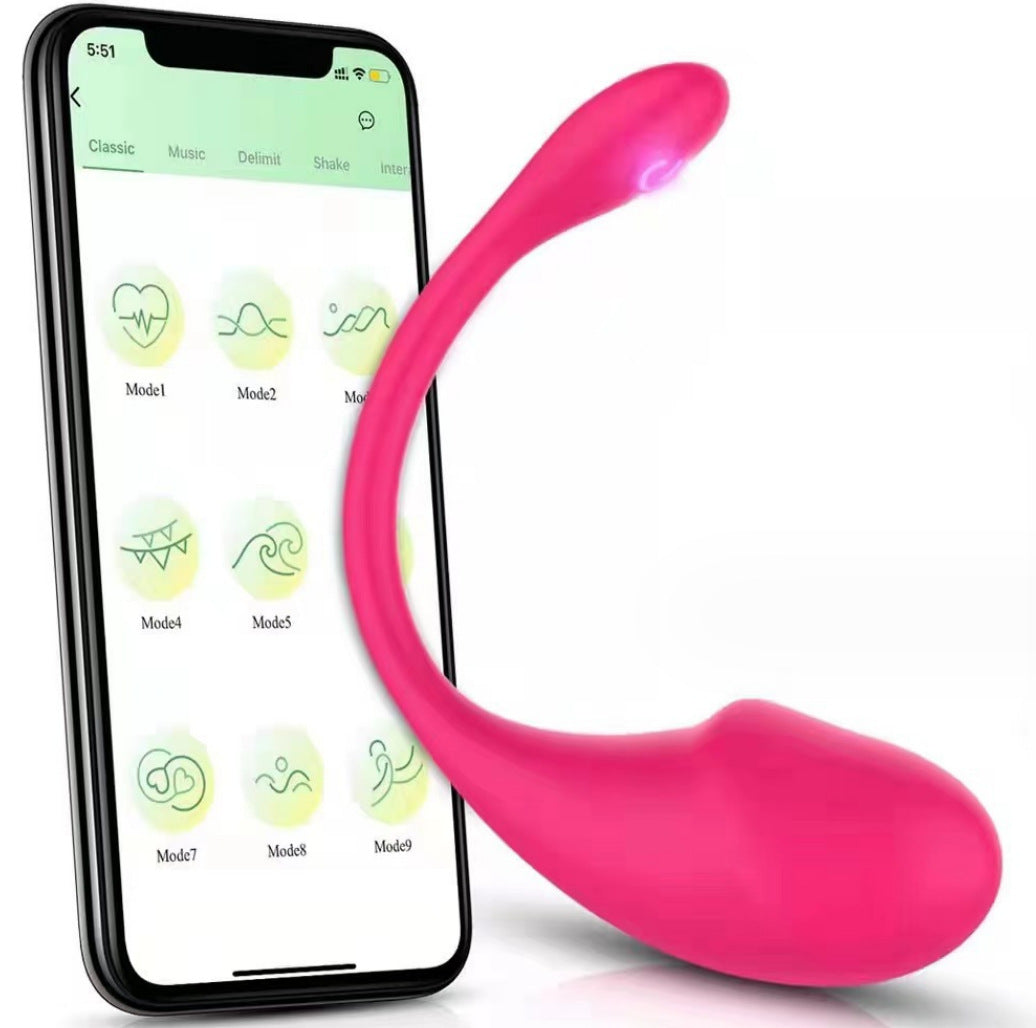 Culotte Vibrante Rose Avec œuf Vibrant Télécommandé Par Application