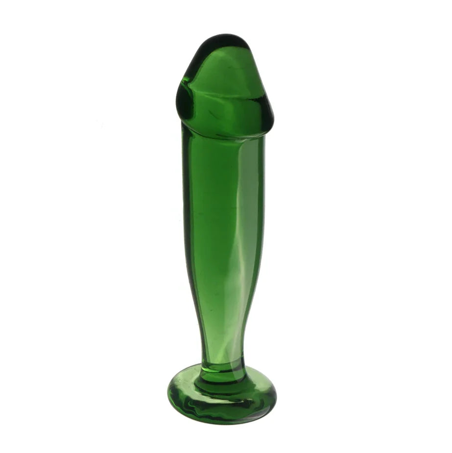 Gode Anal En Verre Lisse 13 cm Effet Pénis Réaliste