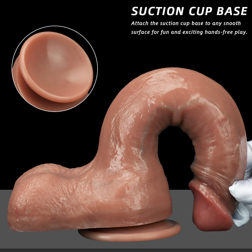 25 CM Réaliste Double Densité Silicone Gode Gros