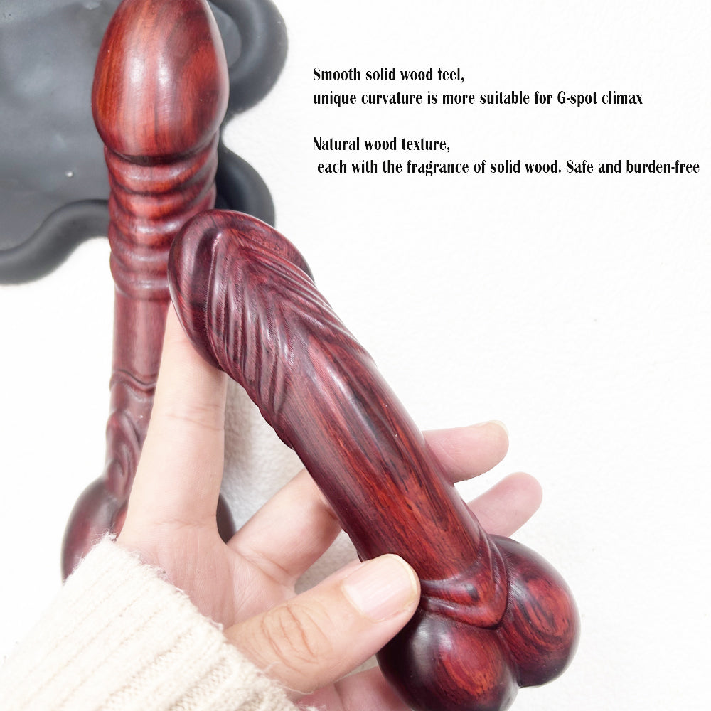 Gode En Bois Massage Point G Pour Adulte