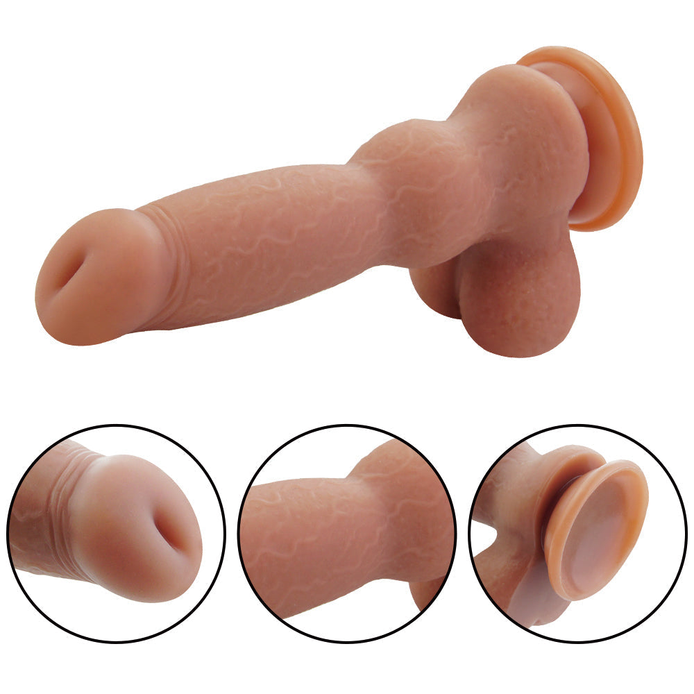21 CM Chien Silicone Lesbien Gode Ceinture