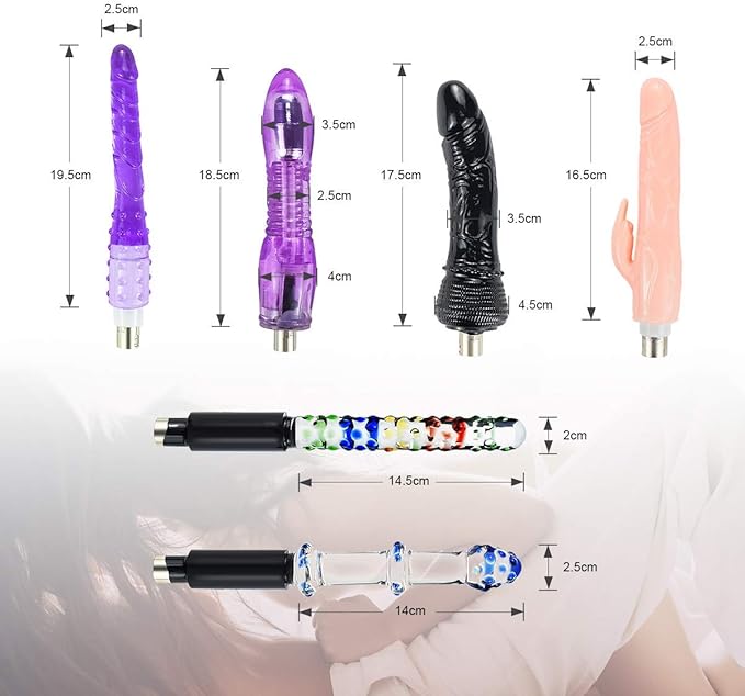Machine Sexuelle Automatique Unisexe avec 6 Embouts Gode Réglables