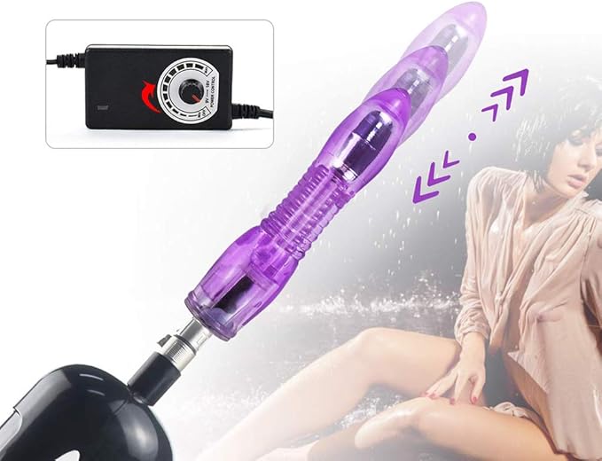 Machine Sexuelle Automatique Unisexe avec 6 Embouts Gode Réglables