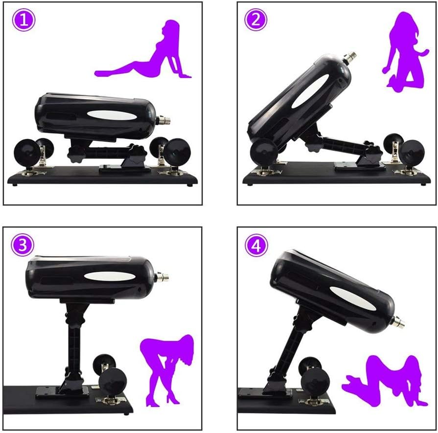 Machine Sexuelle Automatique Unisexe avec 6 Embouts Gode Réglables