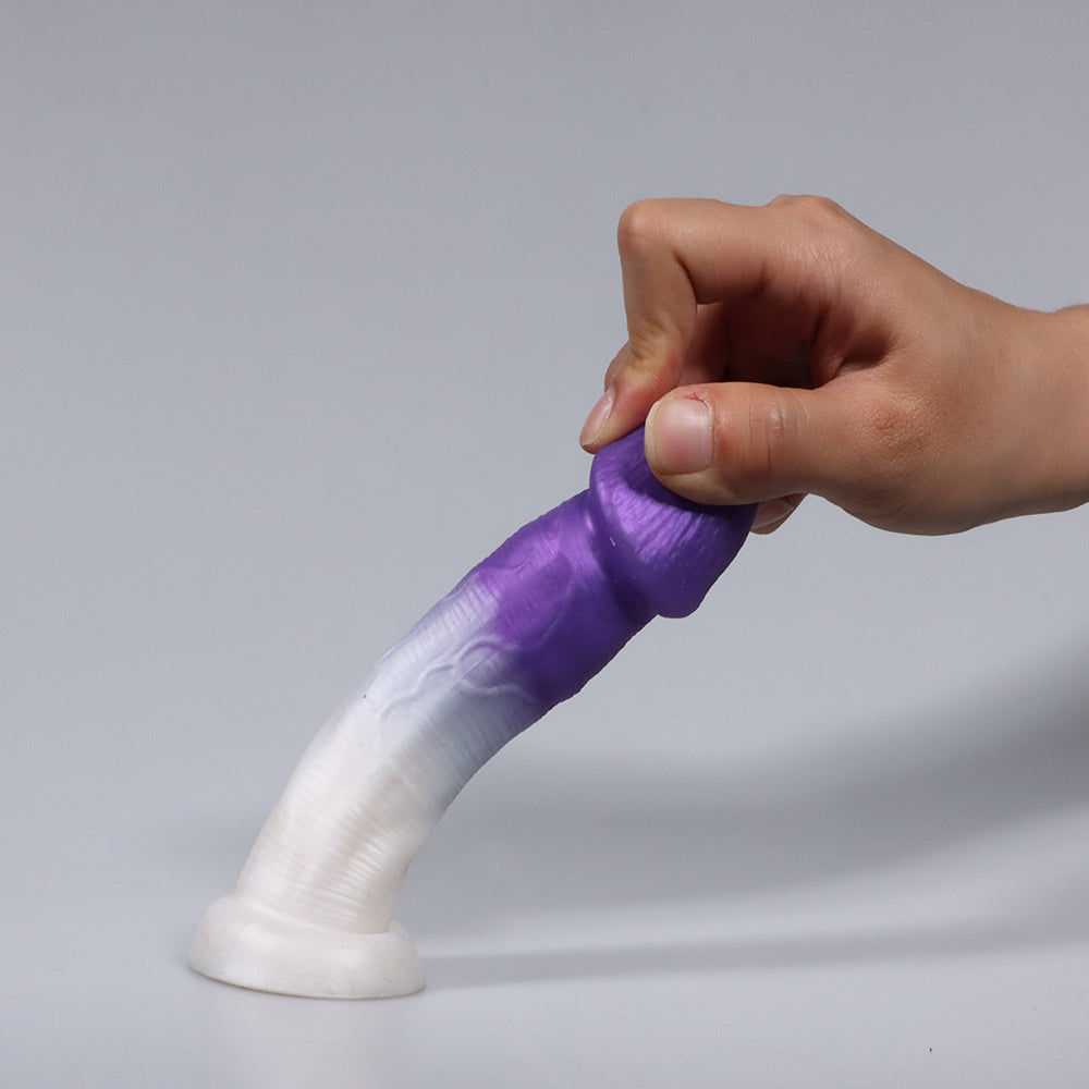 Petit Gode Anal Violet à Tête Champignon