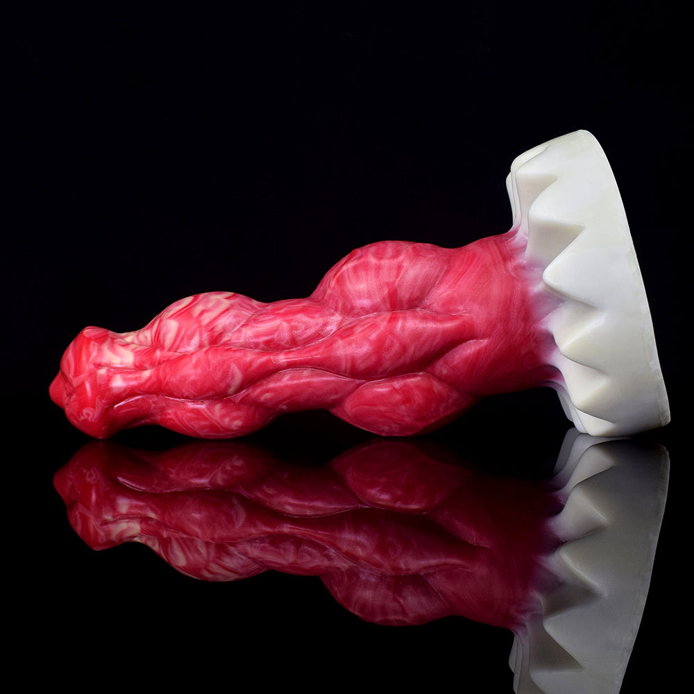 23 Cm Gode Chien Rouge À Double Knot